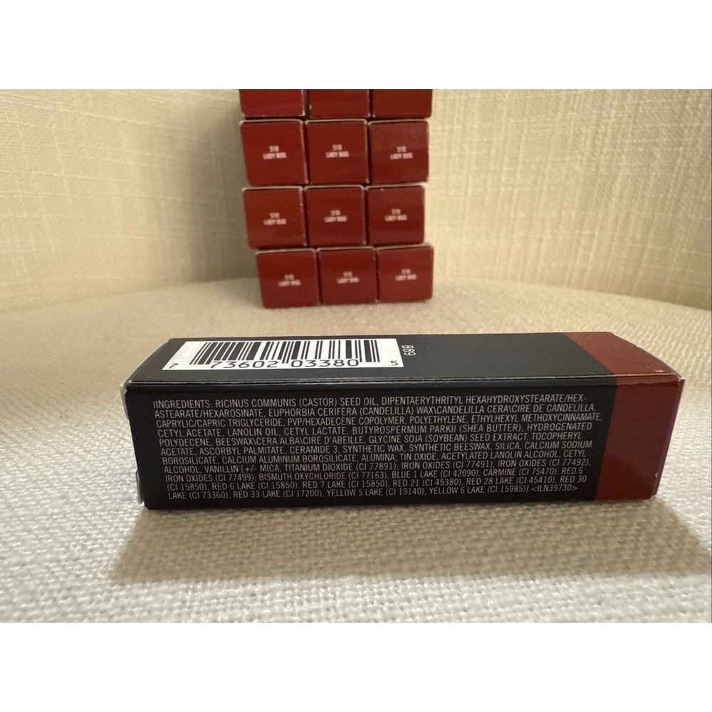 2 - MAC Lustre Lipstick In 510 Lady Bug ~ Full Size ~ New In Box ~100% Authentic - Picture 4 of 6